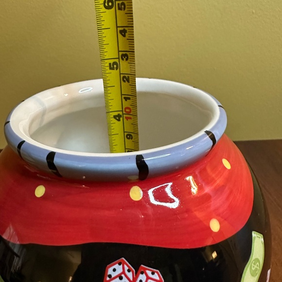 Casino Cash Ceramic Money Jar - Picture 7 of 9